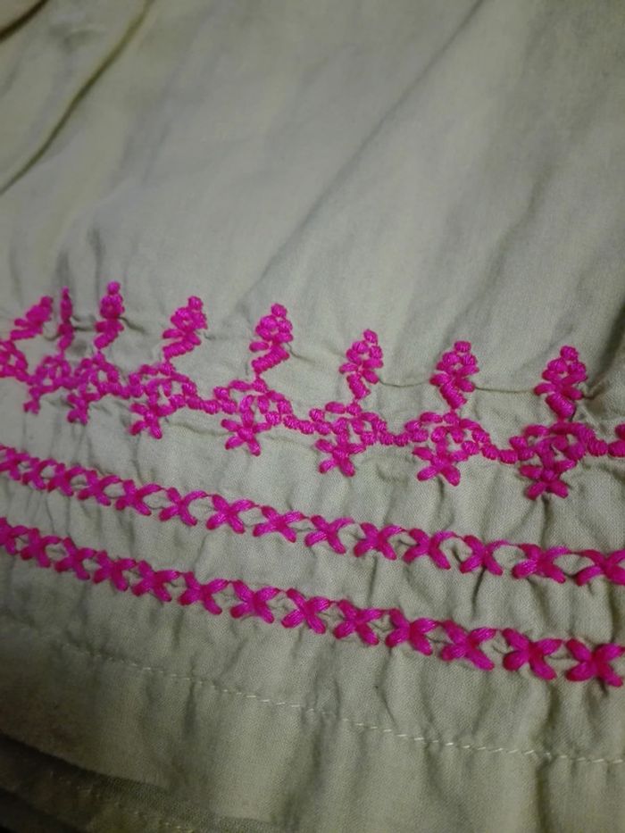 Robe été bébé fille 12 mois DPAM bohème broderie - photo numéro 2