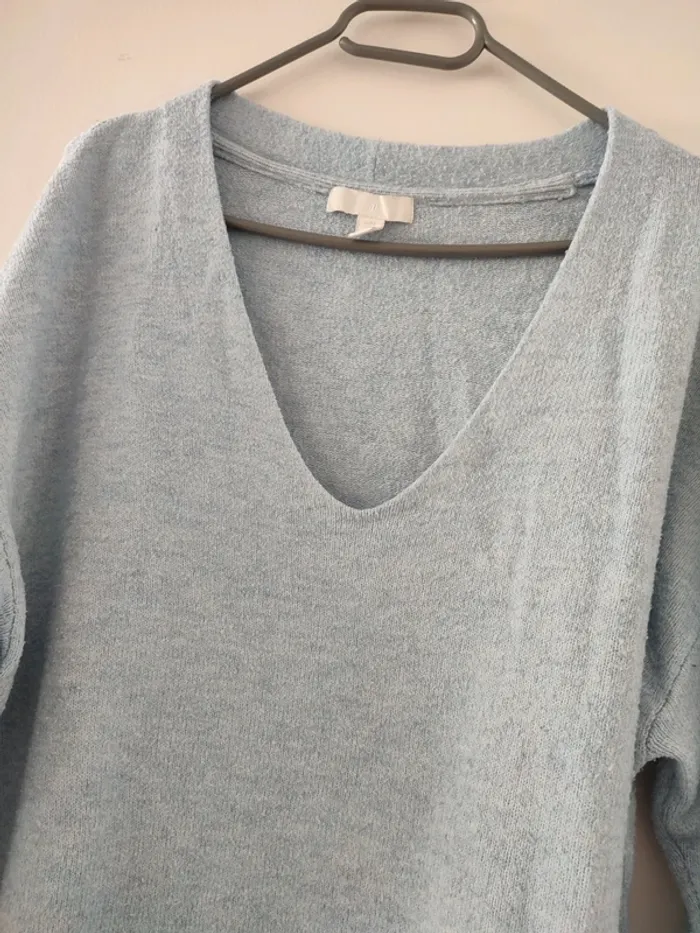 Pull bleu ciel h et m