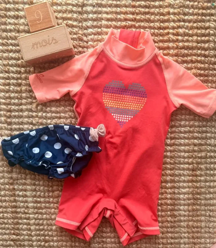 Lot maillots de bain 9mois / 71cm