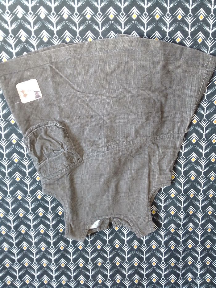 Robe velours marron Kiabi 6 mois