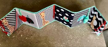 Livre d’éveil à déplier bébé Sophie la Girafe – jouet sensoriel,