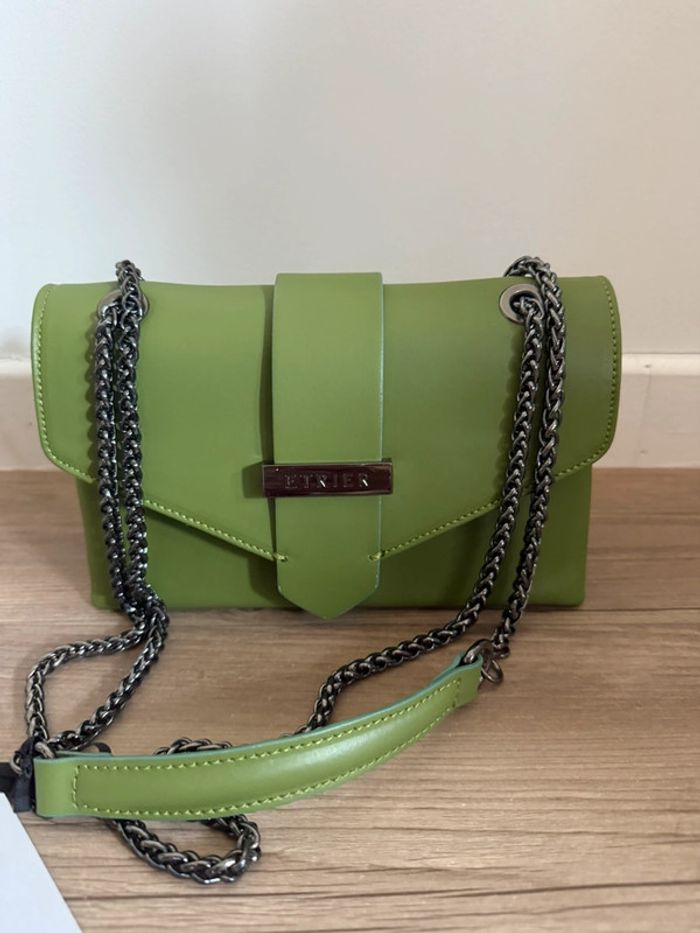 Petit sac Etrier vert neuf - photo numéro 2