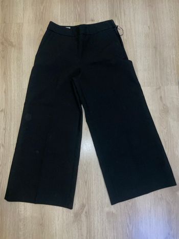 Pantalon costume classe habillée évasé Zara noir