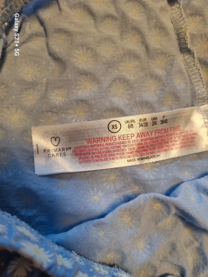 Pyjama short Primark taille XS - photo numéro 4