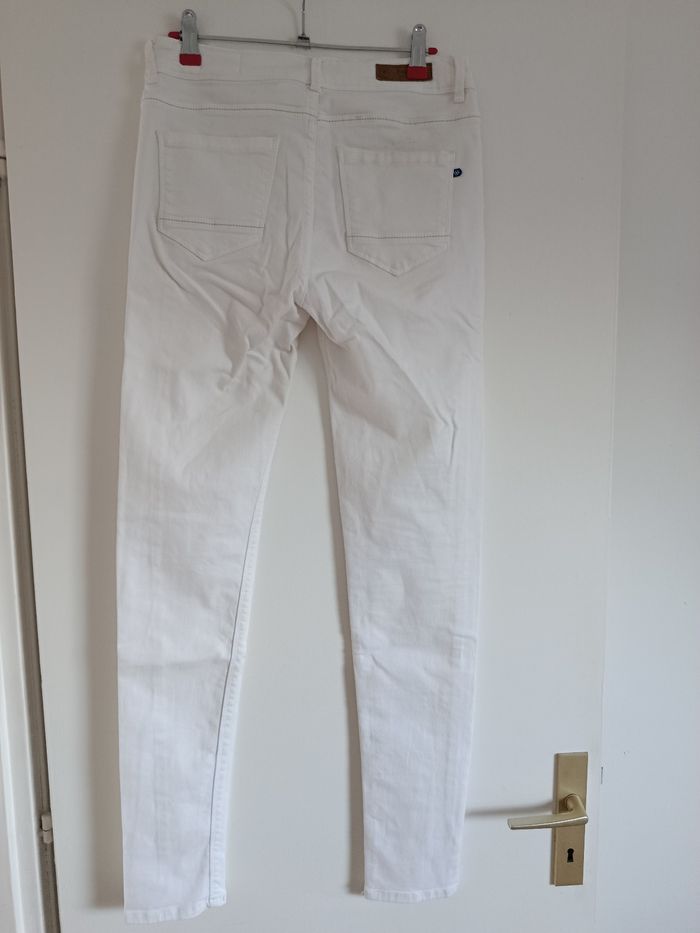 Jean blanc skinny Bonobo - photo numéro 3