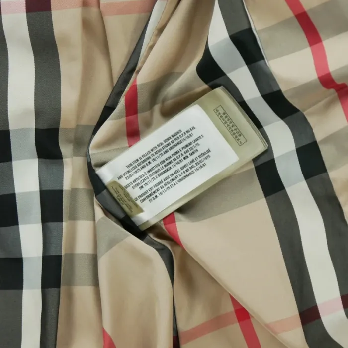Burberry Doudoune à capuche Femme Taille S Kaki #Qwe2004 - photo numéro 16