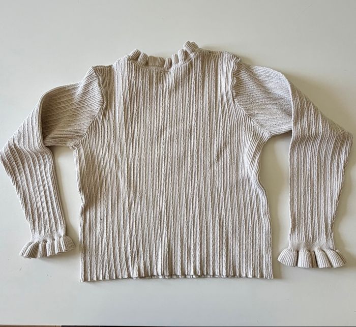 Pull beige Kiabi 6 ans - photo numéro 2