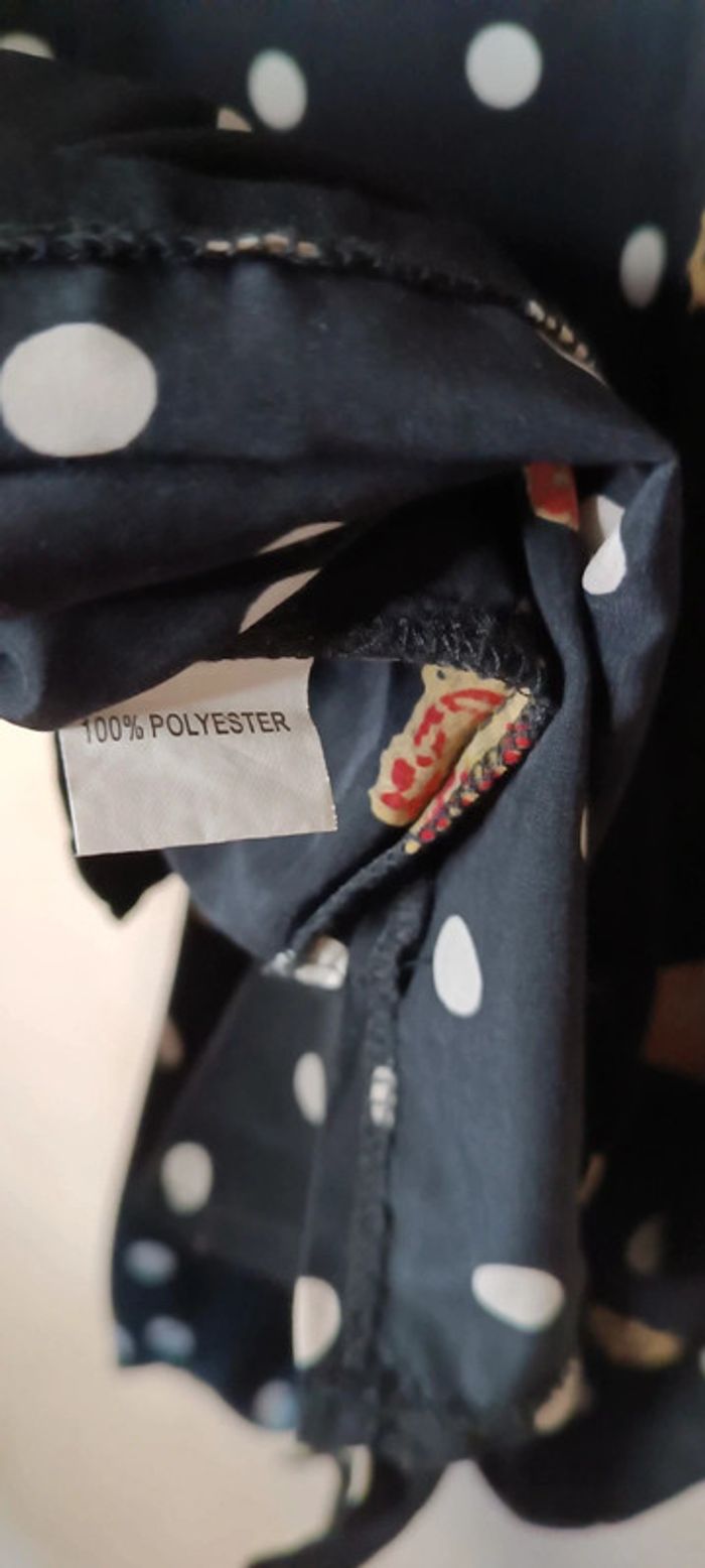Blouse noire à pois blanc - photo numéro 6