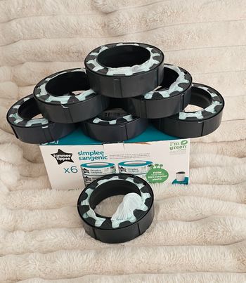 Lot de 7 recharges originales Simplee Sangenic Tommee Tippee neufs