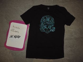 tee shirt kiabi taille 12 ans