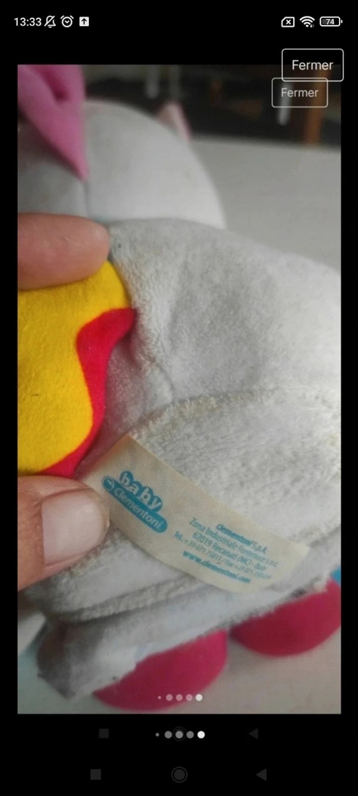 Licorne lumineux et musicale j10 - photo numéro 4