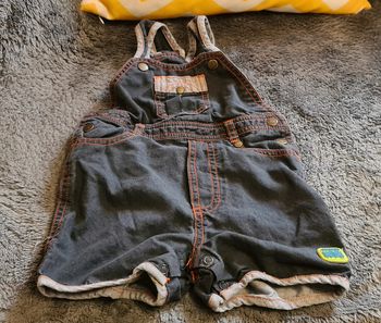 Salopette noire garçon taille 6 mois Canari Baby