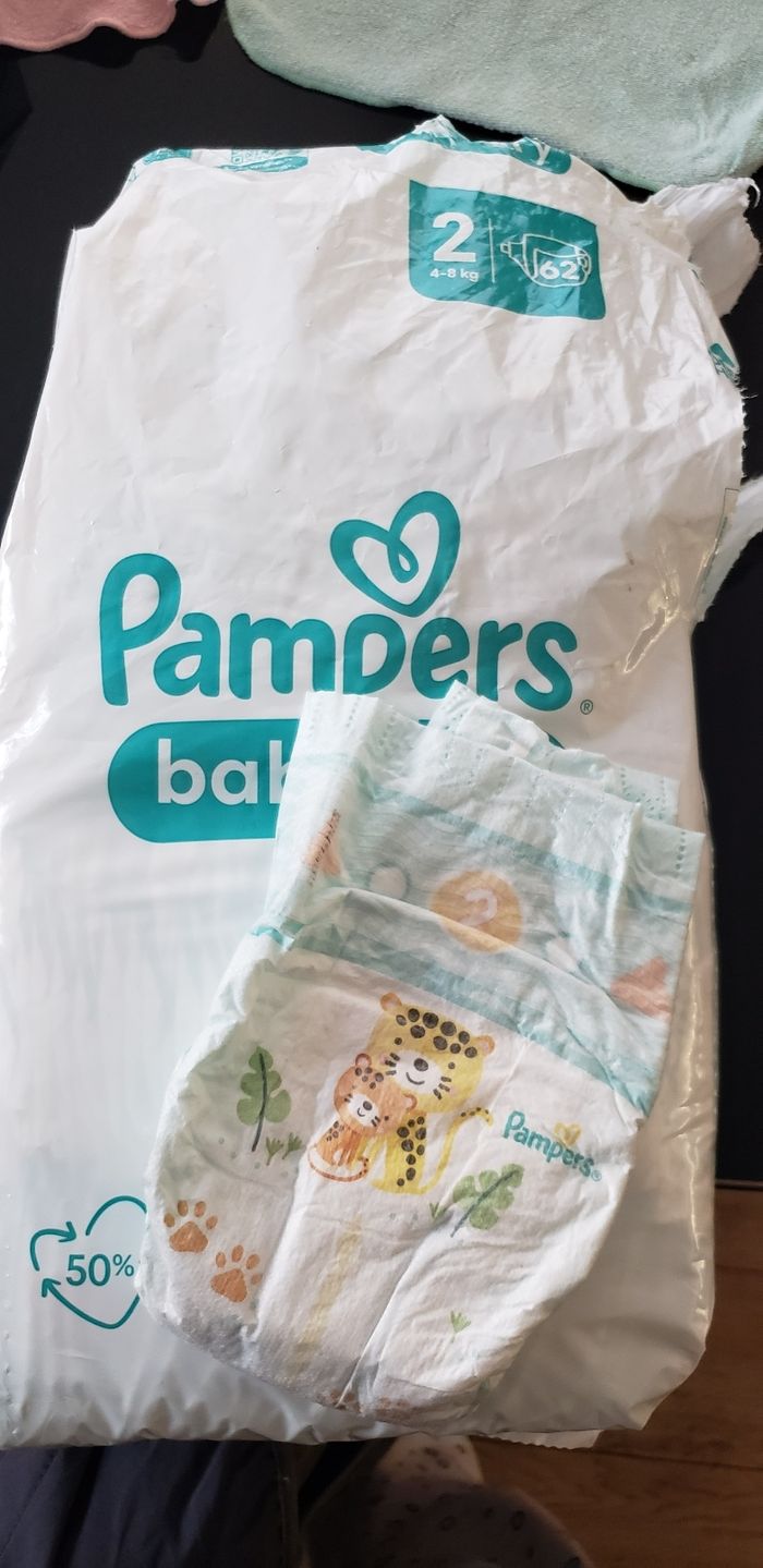 Pampers baby dry taille 2 - photo numéro 2