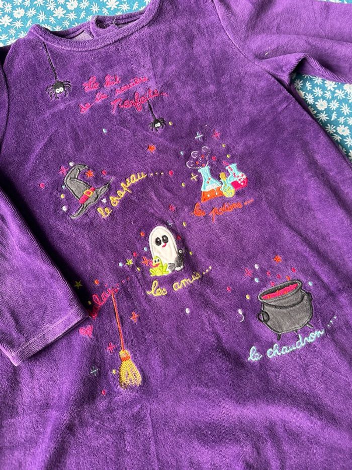 Pyjama chemise de nuit dpam 4 ans - photo numéro 2