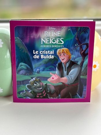 Livre Disney la reine des neiges le cristal de bulda