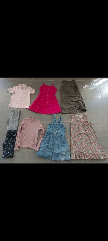 Lot de vêtements fille été en 10 ans 