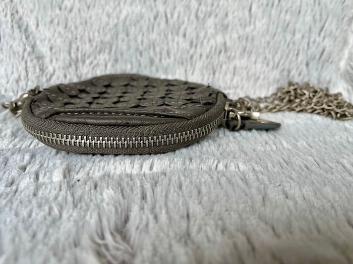 Mini sac rond chaîne vintage Y2K gris petit sac tendance DDP - photo numéro 7