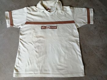 T-shirt avec col beige Vil coyote 8 ans Looney Tunes