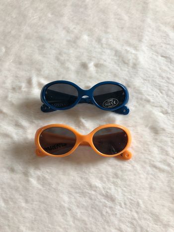 Lot 2 paires lunettes soleil bébé catégorie 3 UV400