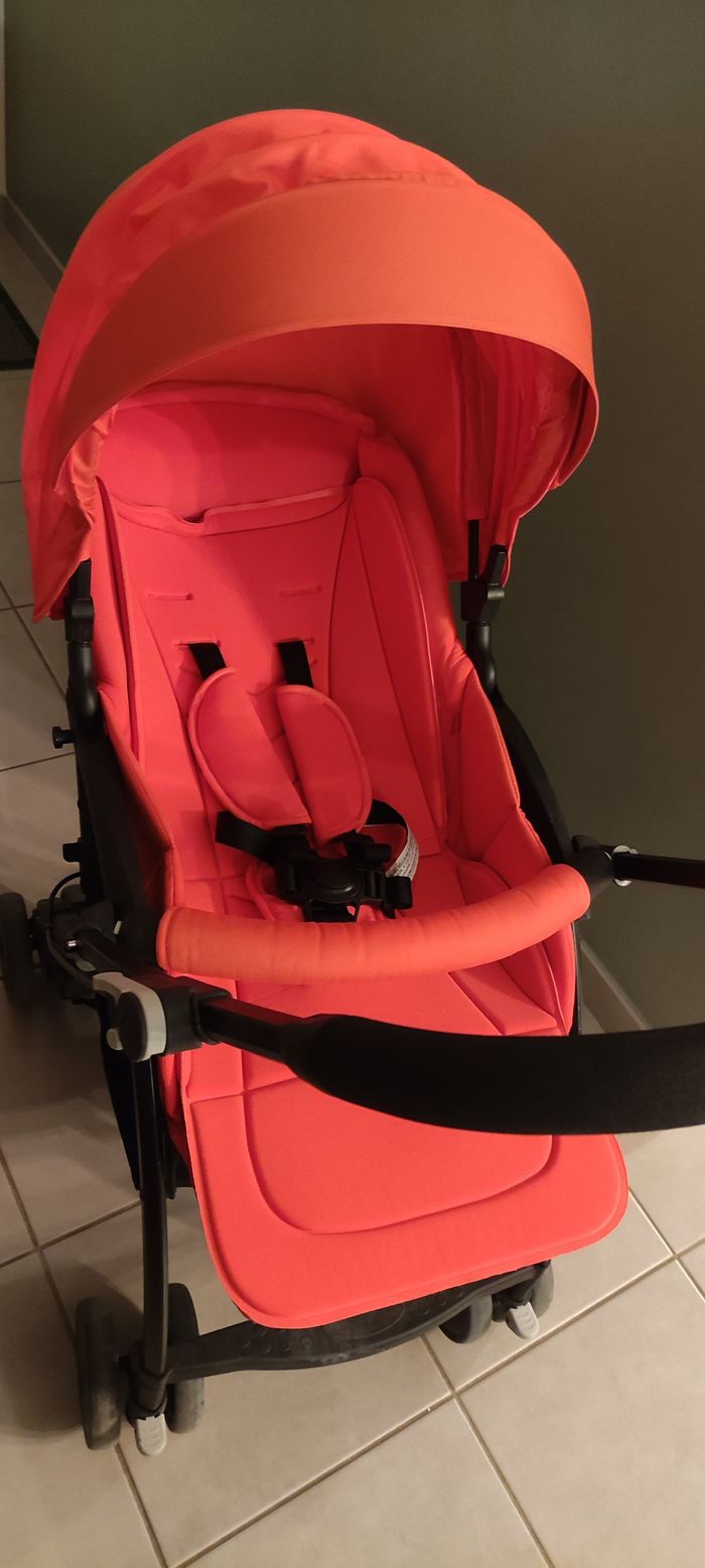 Poussette réversible 1er âge Prémaman Orchestra rouge - photo numéro 2