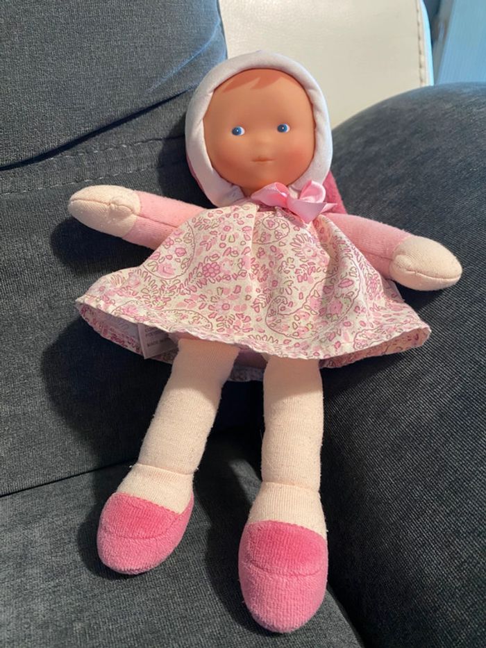 Poupée doudou Corolle rose - photo numéro 2