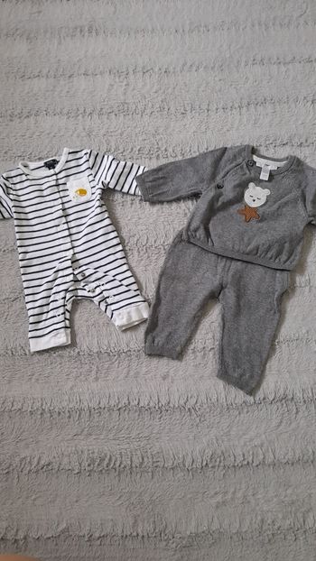 Ensembles garçon 1 mois