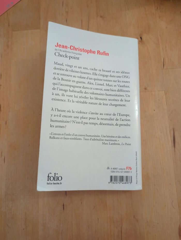 Check-point de Jean-Christophe Rufin - photo numéro 2