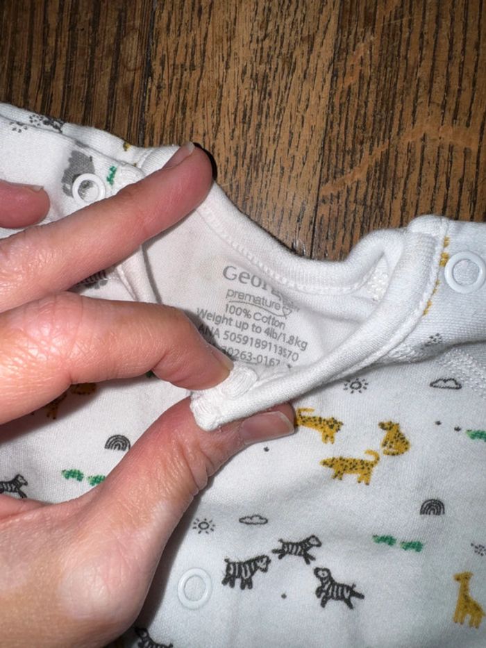 Brassière coton george  Prématuré - photo numéro 3