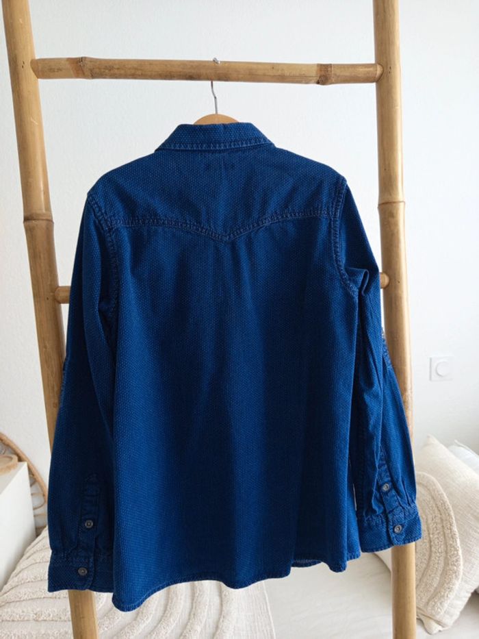 Chemise en jean bleue Okaïdi 10 ans - photo numéro 4