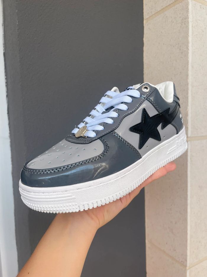 Baskets A Bathing Ape BAPE Sta Low Noir et blanc - photo numéro 4