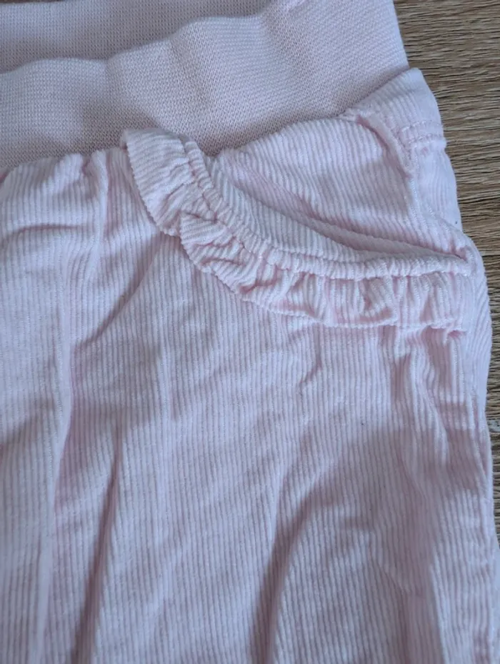 Pantalon côtelé rose pâle - photo numéro 4