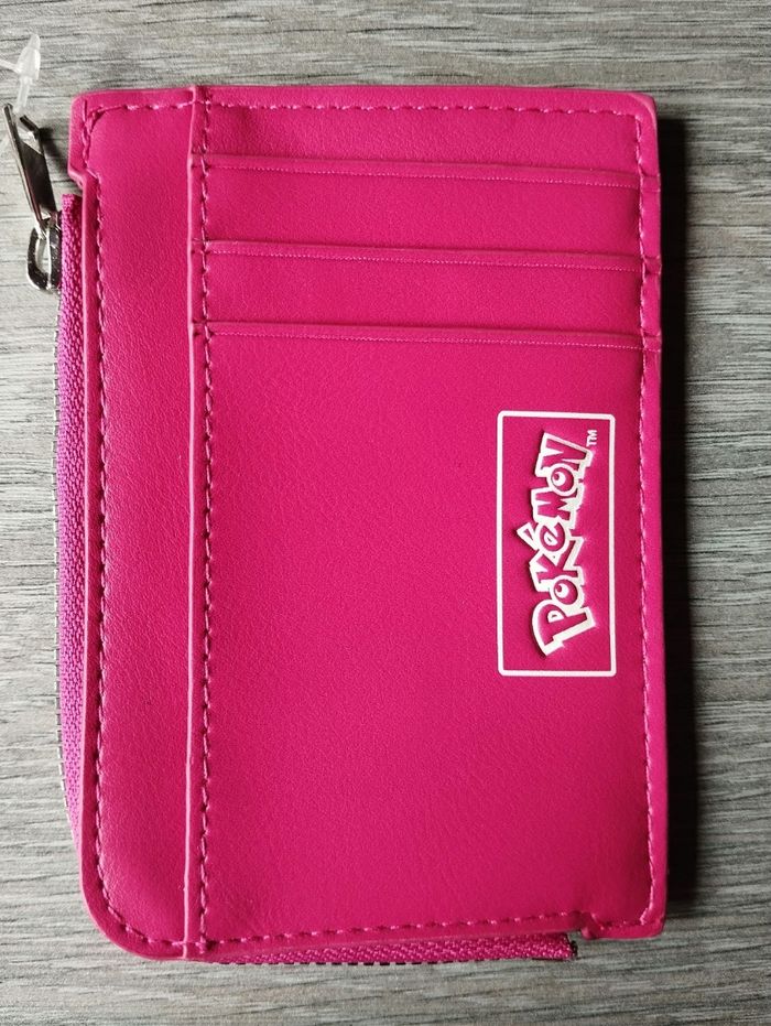 Pokémon : Evoli Porte-Cartes Fushia - photo numéro 4