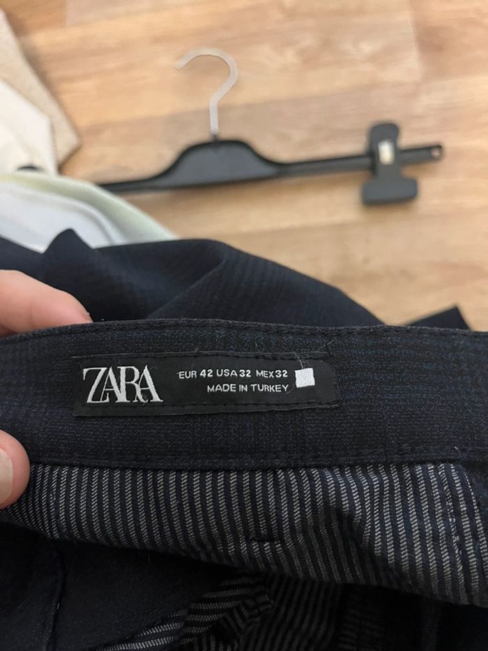 Pantalon de costume à carreaux rayé - photo numéro 4