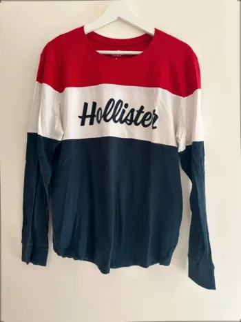 T-shirt Hollister manches longues pour homme taille M