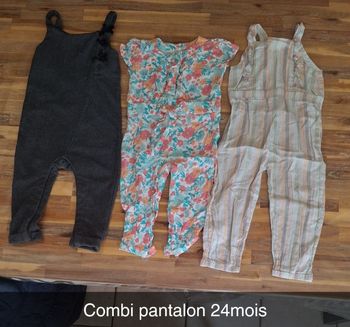 Lot combi pantalon 