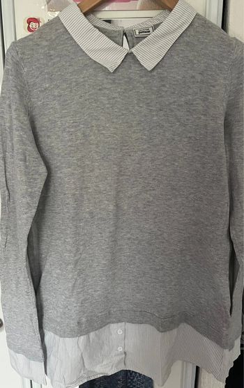 Pull avec col de chemise, Pimkie, M