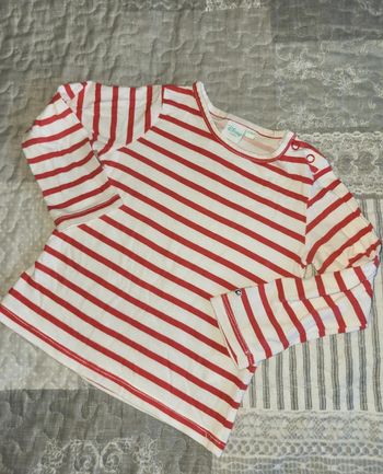 Tee shirt à rayures disney 24 mois