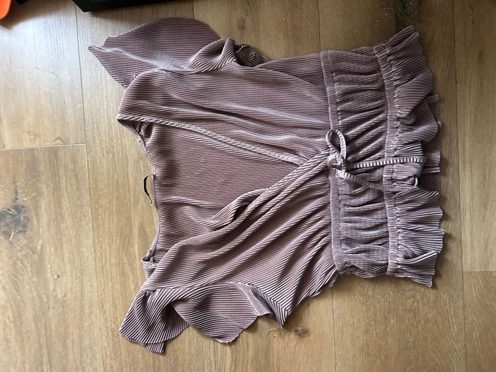 Blouse Zara taille M rose pâle - photo numéro 4