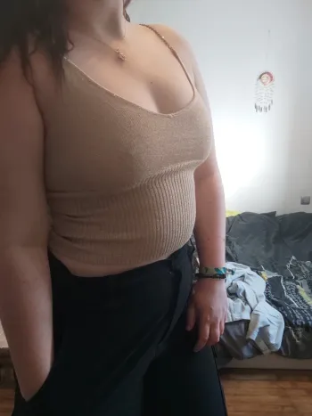 Débardeur a paillette dorées Etam