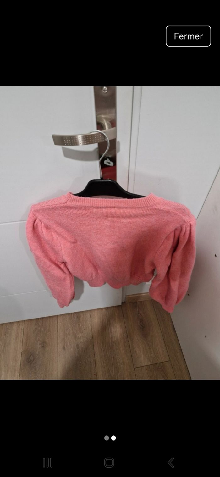 Pull rose chaud - photo numéro 2