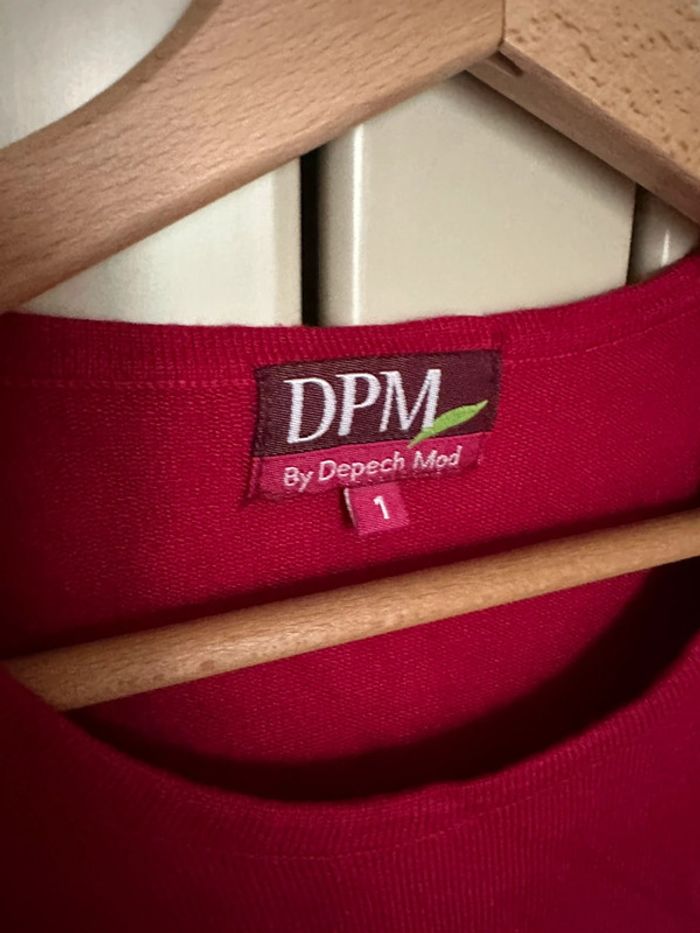 Pull col rond rose taille S DPM - photo numéro 2