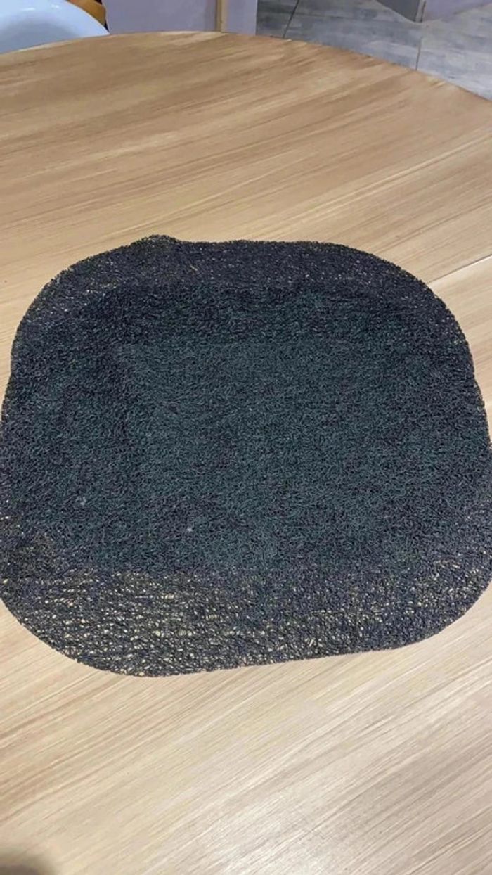 Lot 4 set de table noir