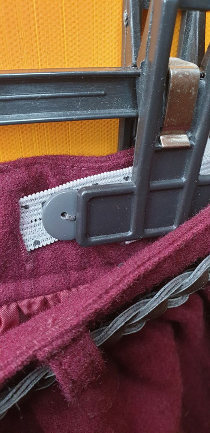 Jupe evasée taille 12 ans réglables , cognac - photo numéro 4