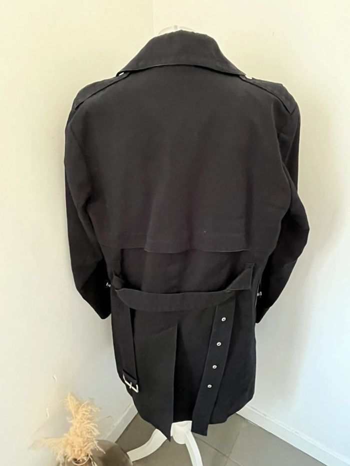 Veste Trench noir Sandro homme M - photo numéro 4