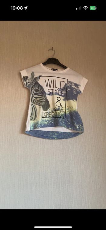 T-shirt kiabi 6 ans zebre