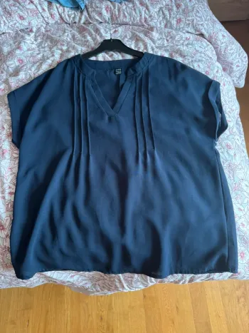Top manches courtes marine SHEIN taille L