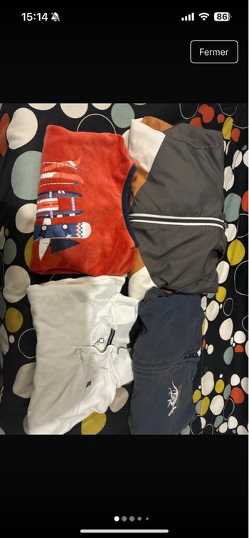 Lot vêtements garçon 4 ans 