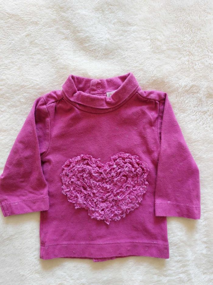 Tee-shirt original manches longues 1 mois - photo numéro 2