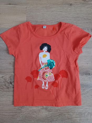 Tee shirt corail