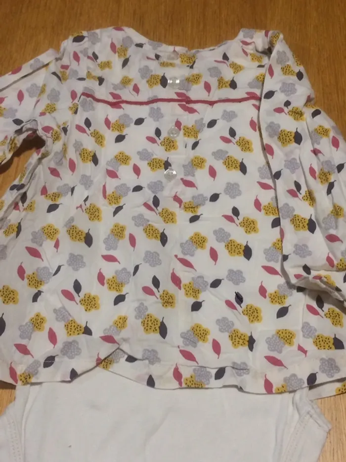 Blouse avec body Baby Boden - photo numéro 3